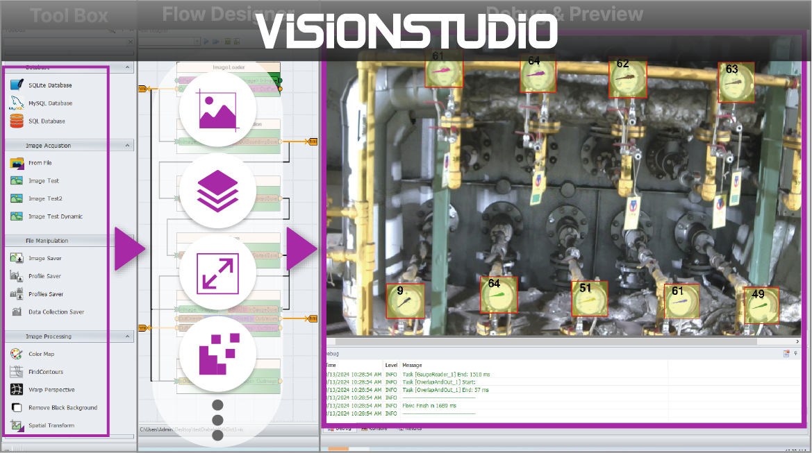 VISIONSTUDIO | Drag & Drop을 통한 손쉬운 프로그램 모듈화